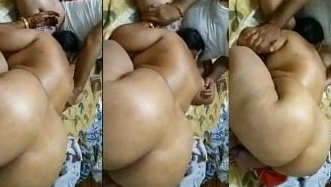 Doggy style fucking of desi step mom