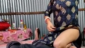 Doggy style sex with horny daughter of neighbor