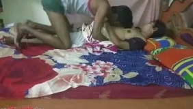 Hairy Indian pussy of hot bhabhi fucked without condom