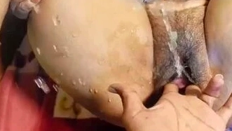 Holi sex of drunk naked Indian couple