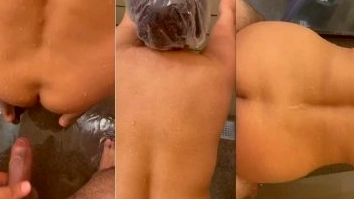Horny boy fucking sexy cousin in doggy style