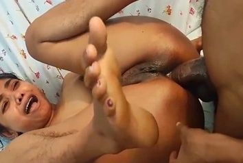 Nerdy college girl sex with watchman